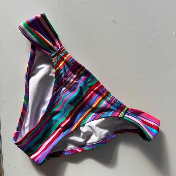 *Victorias Secret  Striped Bikini Bottom - Picture 2 of 8